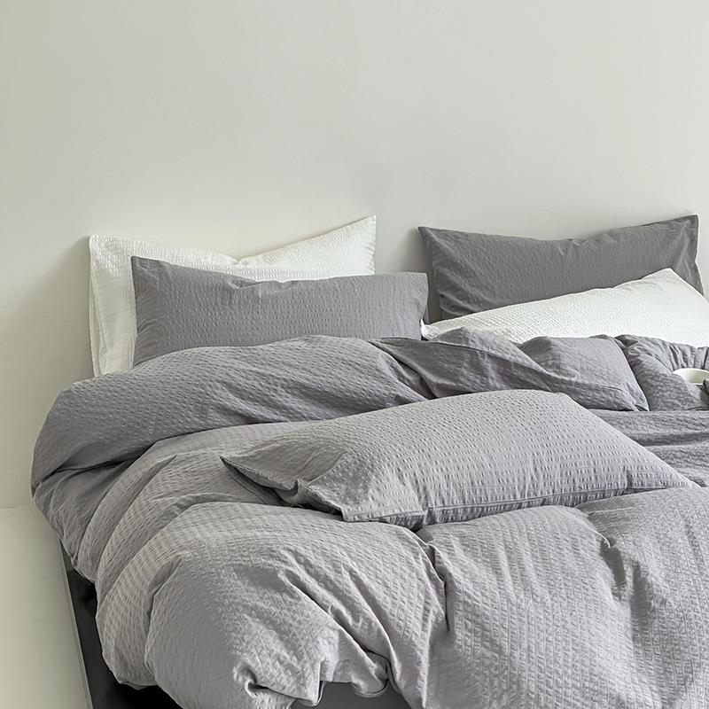 Sand Waffle Bedding Set -Bedding- Delicors