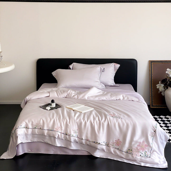 Silk Lily Bedding Set - Bedding - Delicors