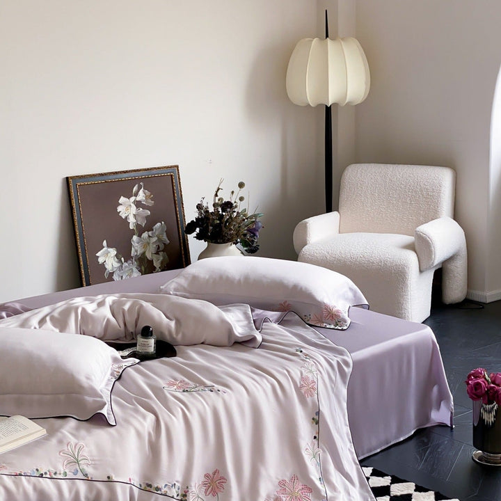 Silk Lily Bedding Set - Bedding - Delicors