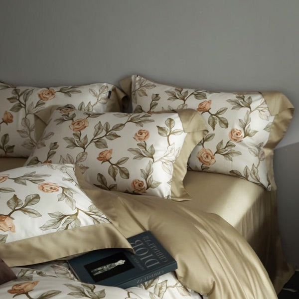 Silky Rose Bedding Set - Bedding - Delicors