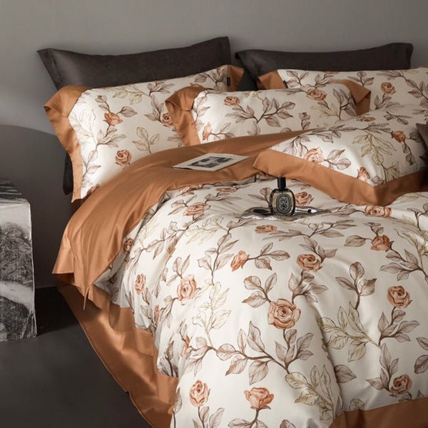 Silky Rose Bedding Set - Bedding - Delicors