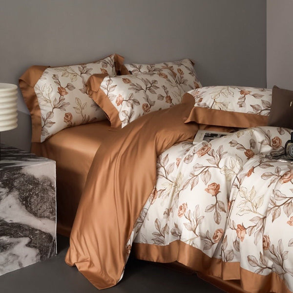 Silky Rose Bedding Set - Bedding - Delicors