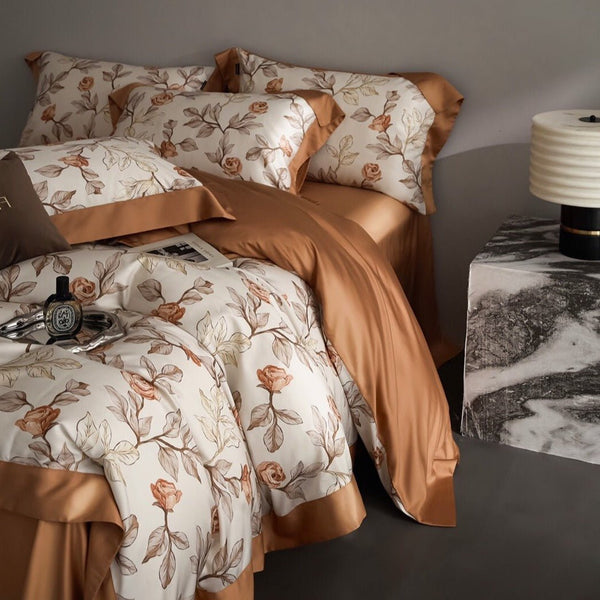 Silky Rose Bedding Set - Bedding - Delicors