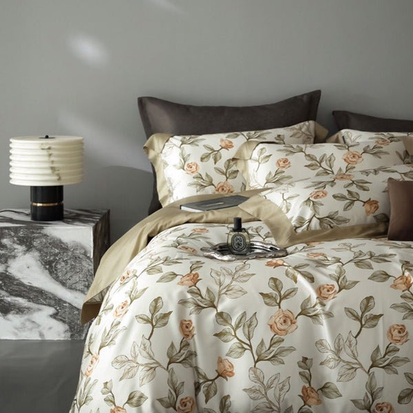 Silky Rose Bedding Set - Bedding - Delicors