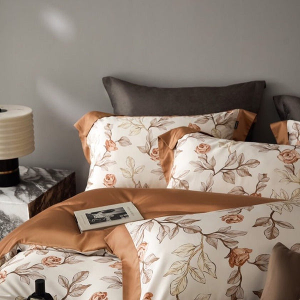Silky Rose Bedding Set - Bedding - Delicors