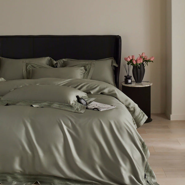Silky Sanctuary Bedding Set - Bedding - Delicors