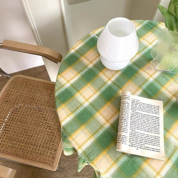 Springtime Checkered Table Cloth - Table Cloth - Delicors