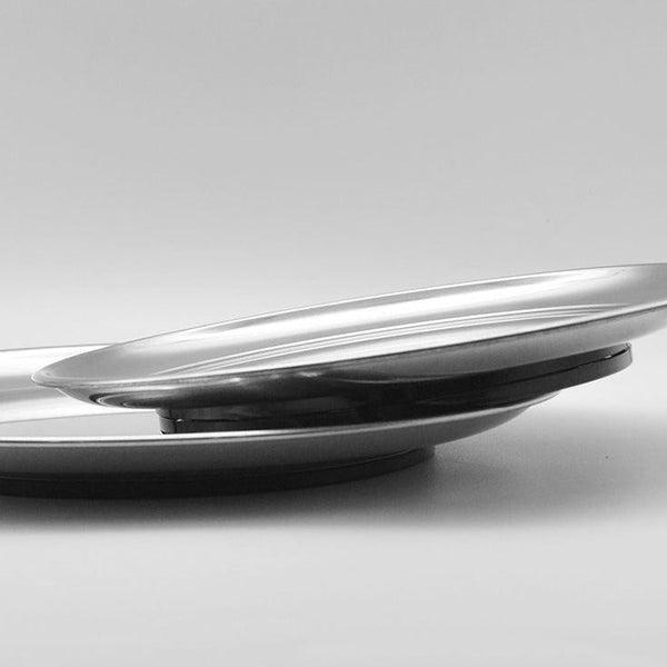 Stainless Steel Round Serving Tray - Tray - Delicors