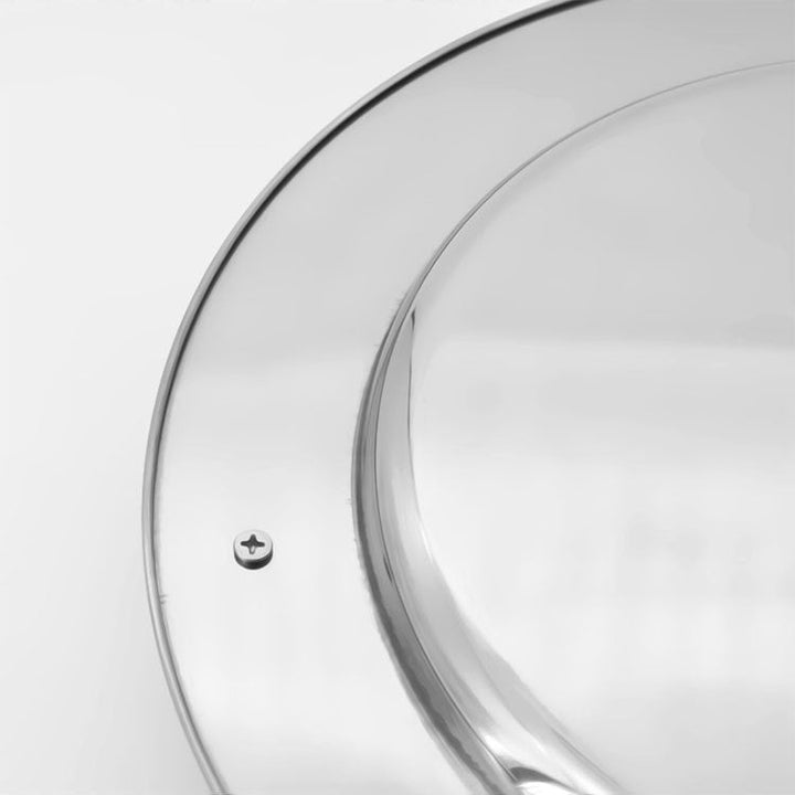 Stainless Steel Round Serving Tray - Tray - Delicors