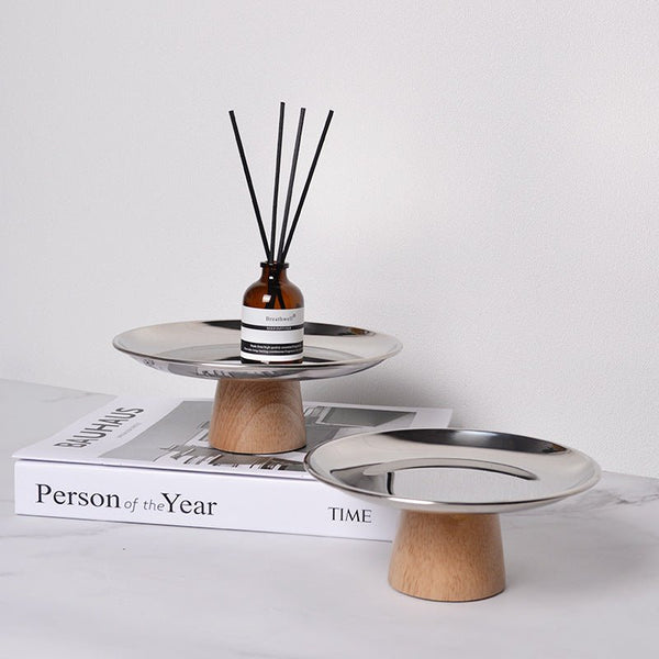 Steel Round Storage Tray Collection - Tray - Delicors