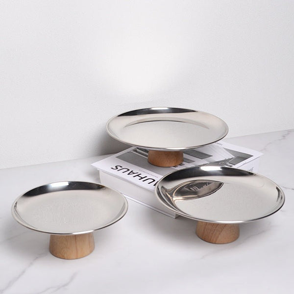 Steel Round Storage Tray Collection - Tray - Delicors