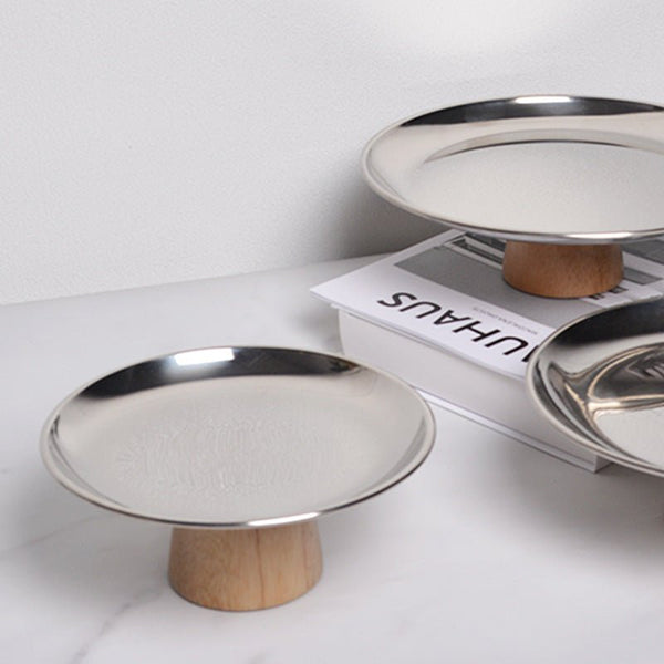 Steel Round Storage Tray Collection - Tray - Delicors