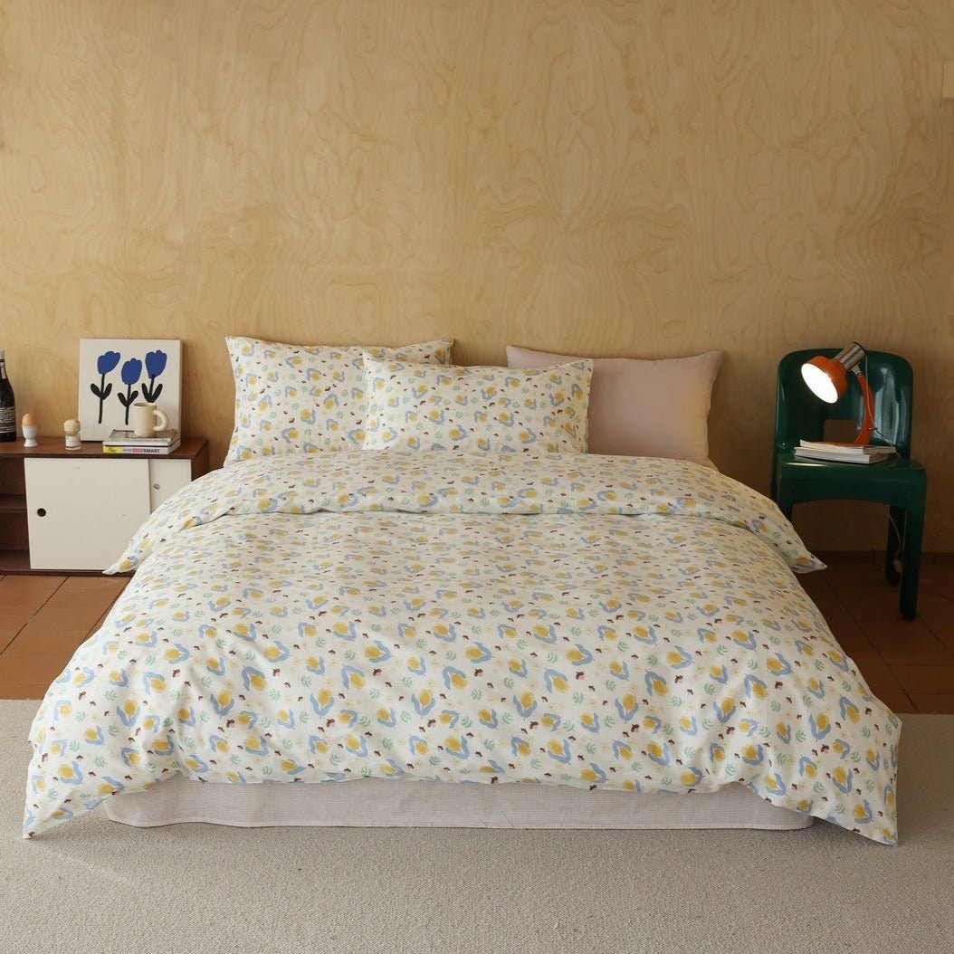 Sunny Tulip Bedding Set - Bedding - Delicors