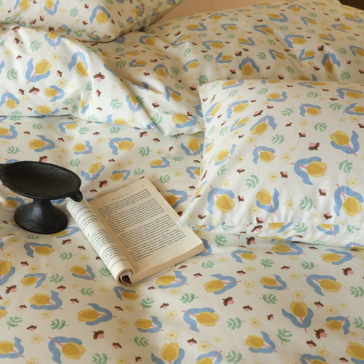 Sunny Tulip Bedding Set - Bedding - Delicors