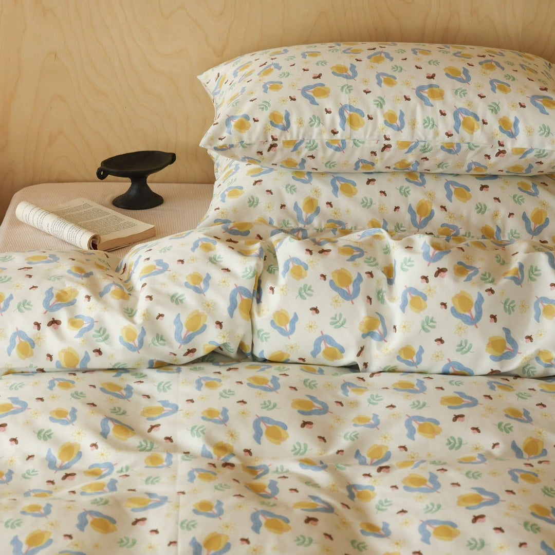 Sunny Tulip Bedding Set - Bedding - Delicors
