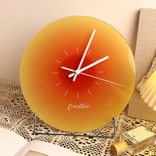 Sunset Silhouette Clock - Clock - Delicors