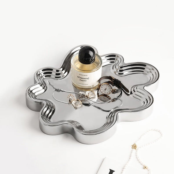 Swirl Mirror Tray - Tray - Delicors