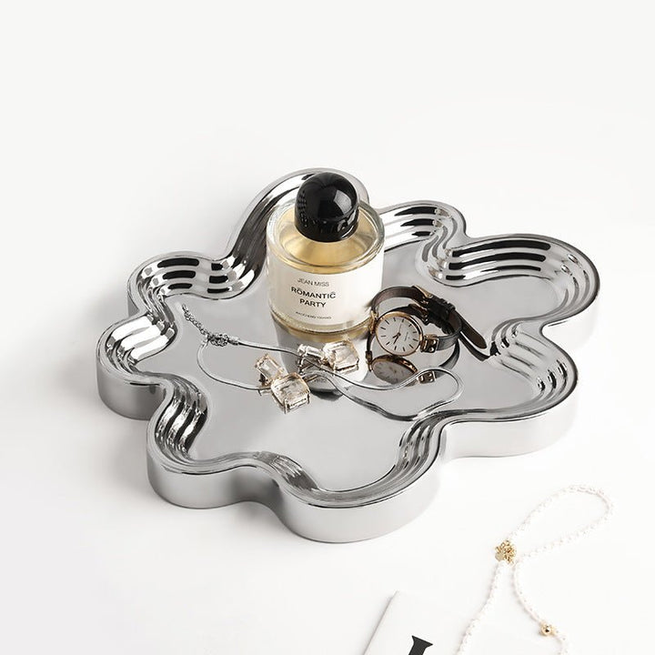 Swirl Mirror Tray - Tray - Delicors