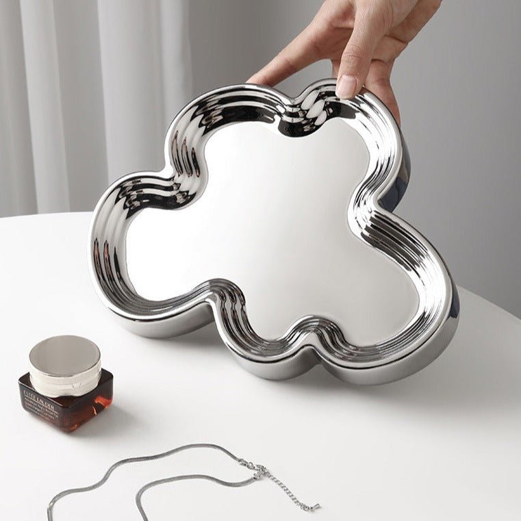 Swirl Mirror Tray - Tray - Delicors