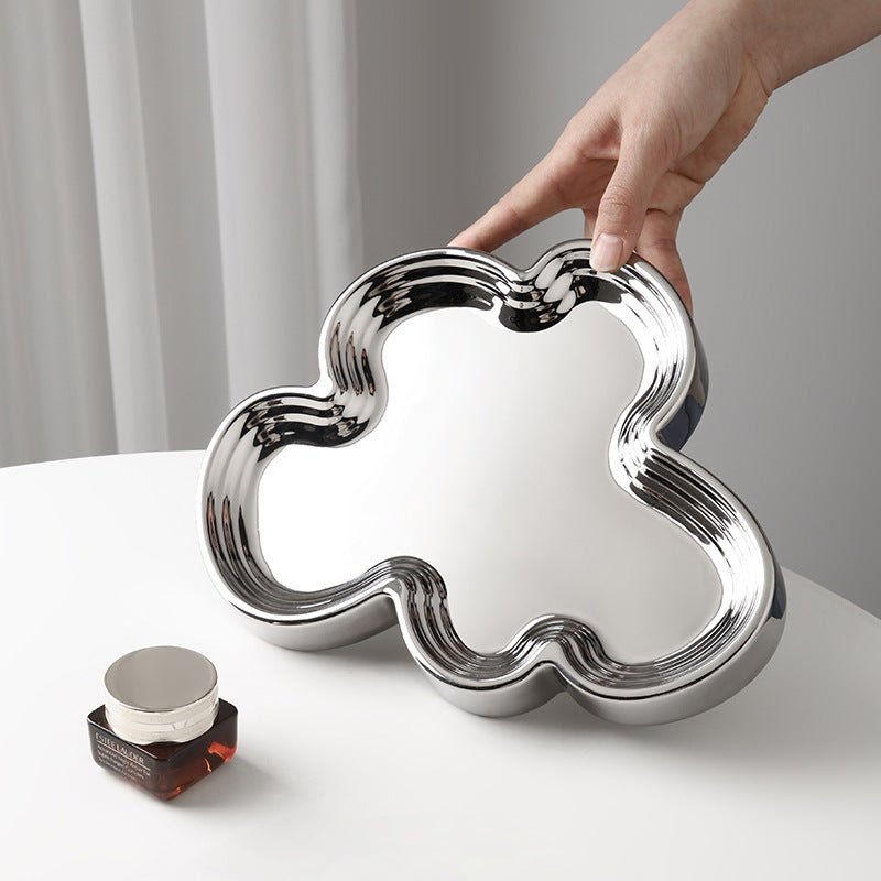Swirl Mirror Tray - Tray - Delicors