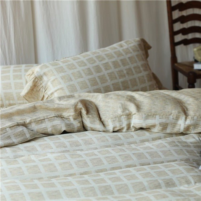 Tartan Duvet Cover Set - Bedding - Delicors