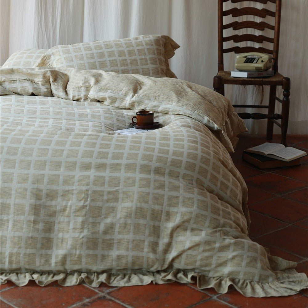 Tartan Duvet Cover Set - Bedding - Delicors