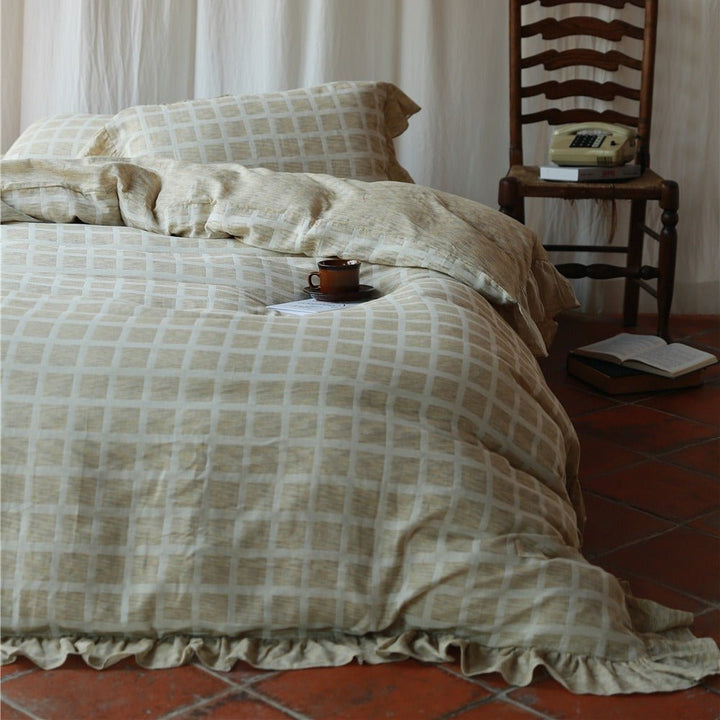 Tartan Duvet Cover Set - Bedding - Delicors