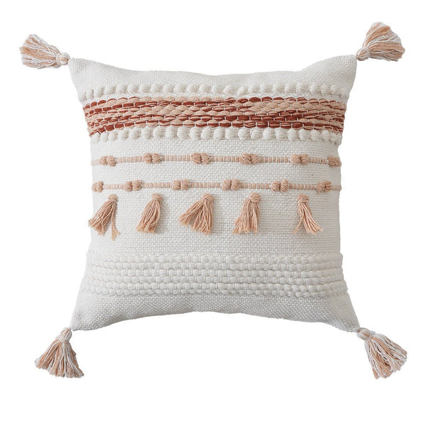 Tassel Embroidered Cushion - Cushion - Delicors