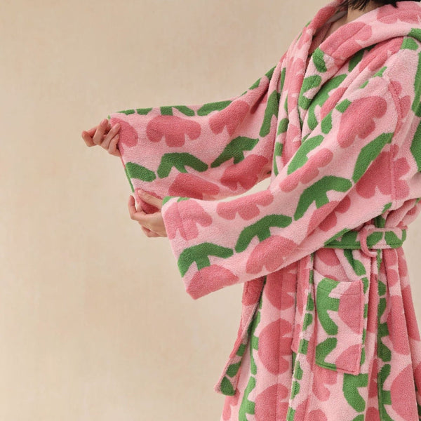 Tulip Heart Bathrobe - Bathrobe - Delicors