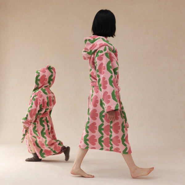 Tulip Heart Bathrobe - Bathrobe - Delicors