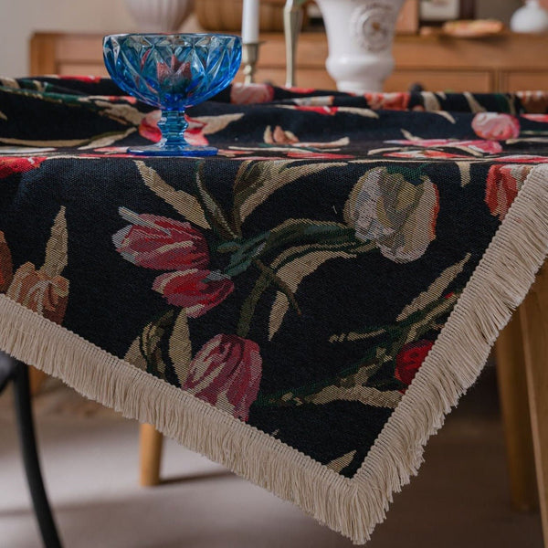 Tulip In Dusk Table Cloth - Table Cloth - Delicors