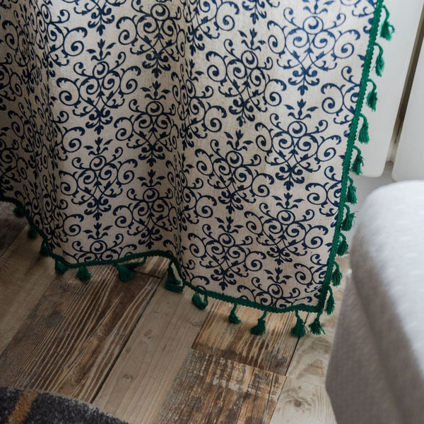 Victorian Era Tassel Curtain - Curtain - Delicors