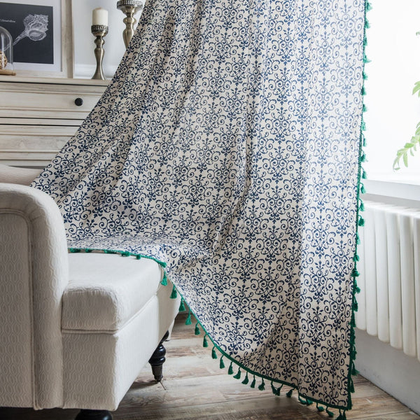 Victorian Era Tassel Curtain - Curtain - Delicors