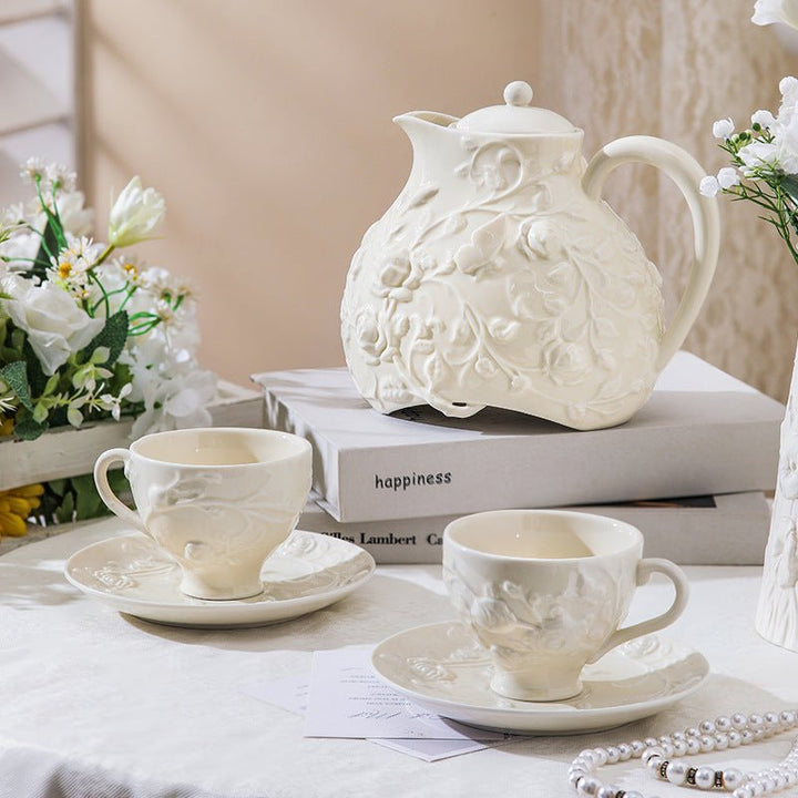 Vintage Brew Tea Cup and Pot Collection - Dinnerware - Delicors