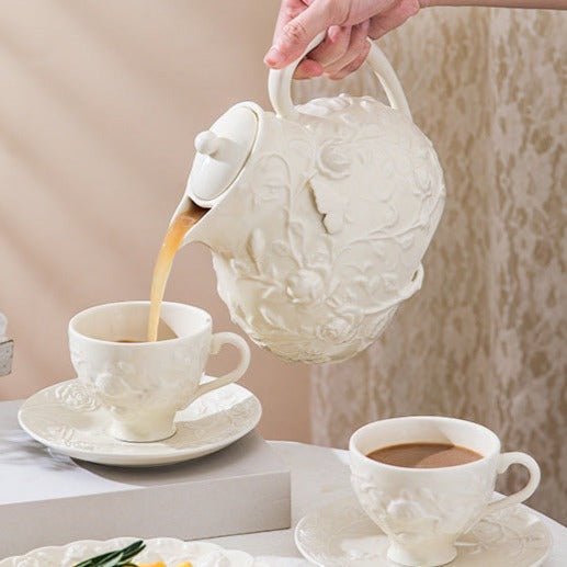 Vintage Brew Tea Cup and Pot Collection - Dinnerware - Delicors