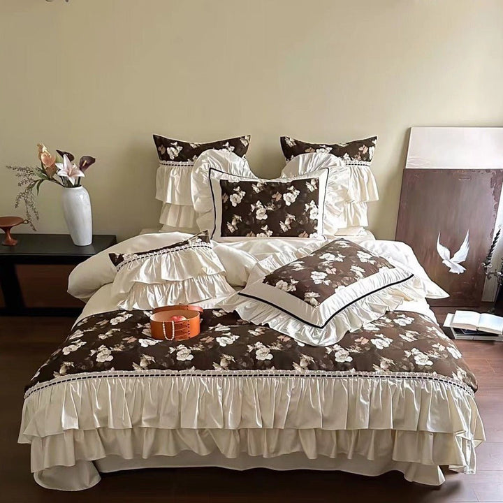 Vintage Rural Flowers Bedding Set - Bedding - Delicors