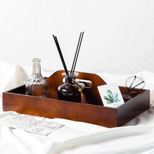 Vintage Wooden Tray - Tray - Delicors