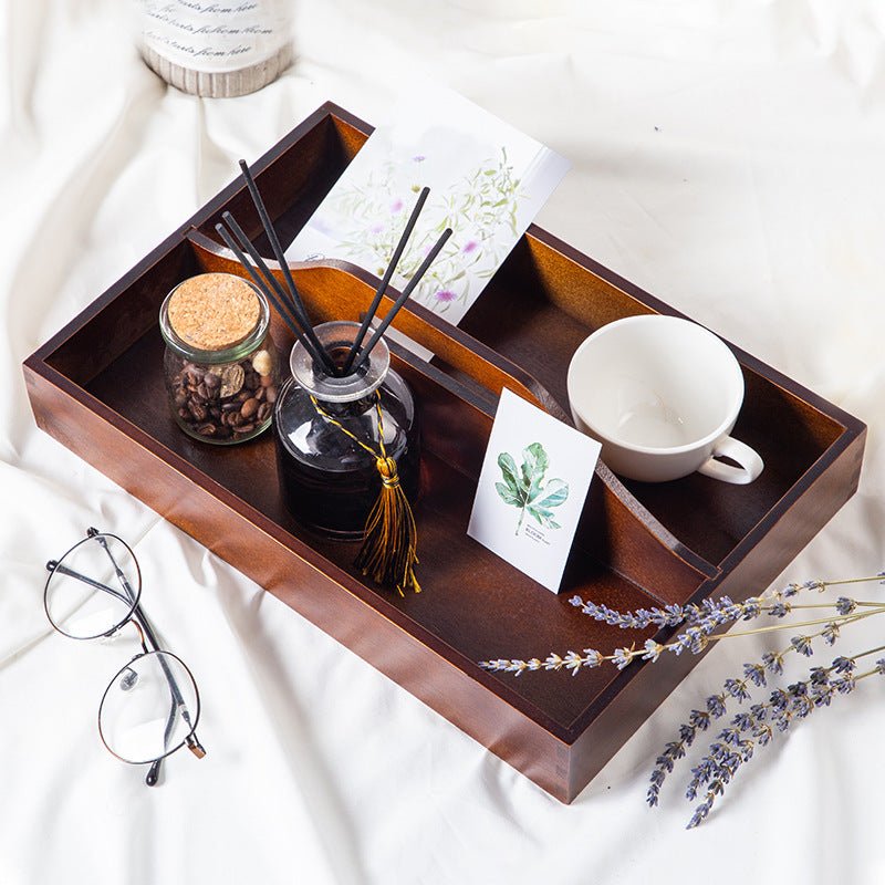 Vintage Wooden Tray - Tray - Delicors