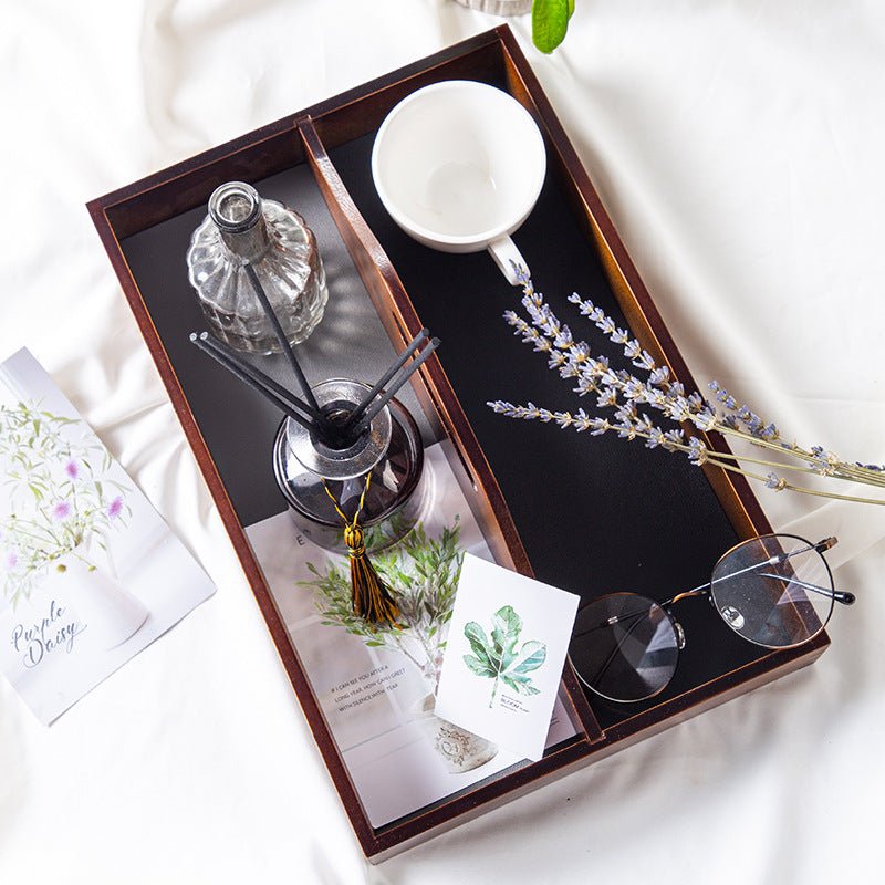 Vintage Wooden Tray - Tray - Delicors
