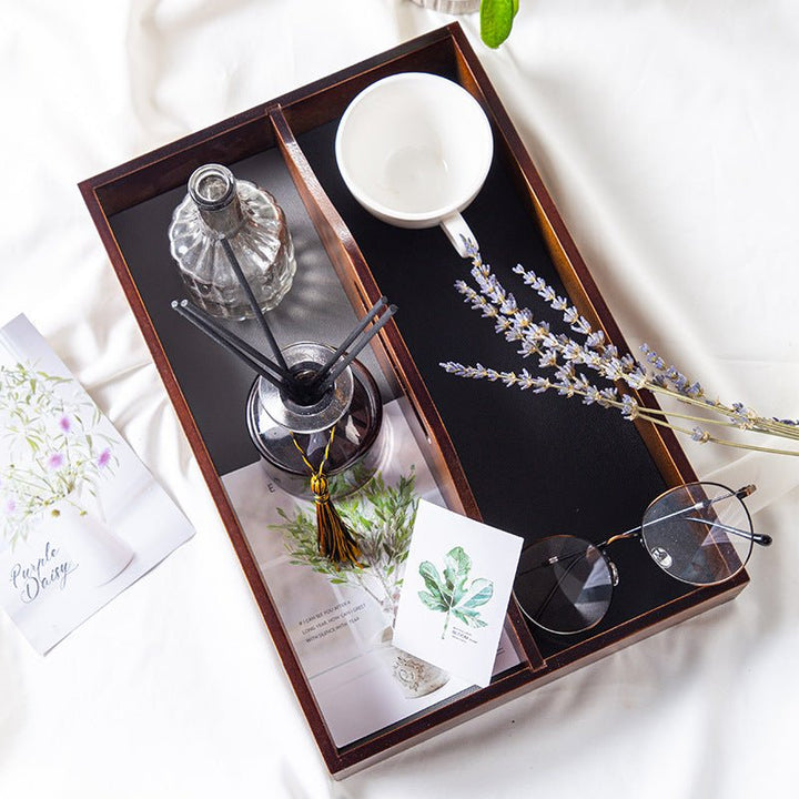 Vintage Wooden Tray - Tray - Delicors
