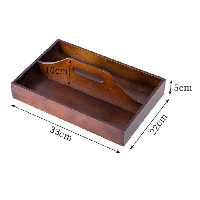 Vintage Wooden Tray - Tray - Delicors