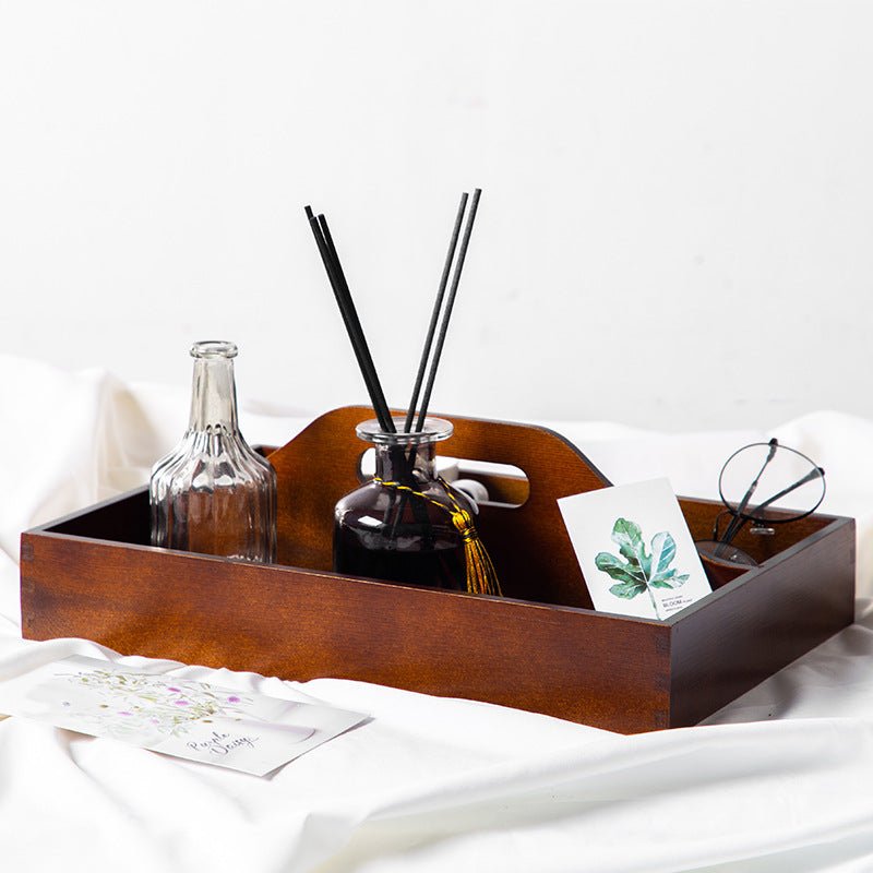 Vintage Wooden Tray - Tray - Delicors