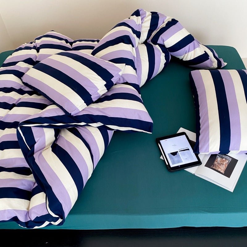 Vivid Striped Bedding Collection -Bedding- Delicors