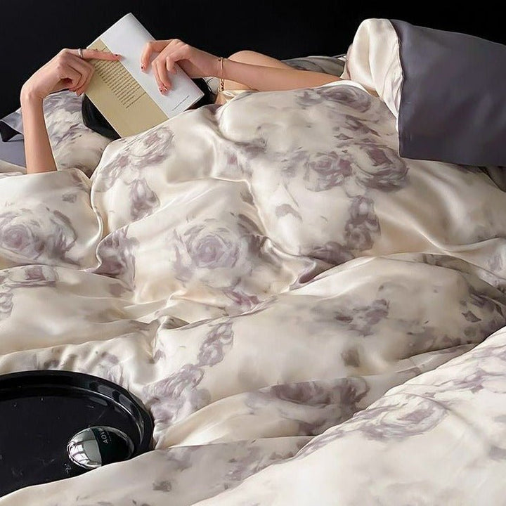Watercolour Floral Dream Bedding Set -Bedding- Delicors