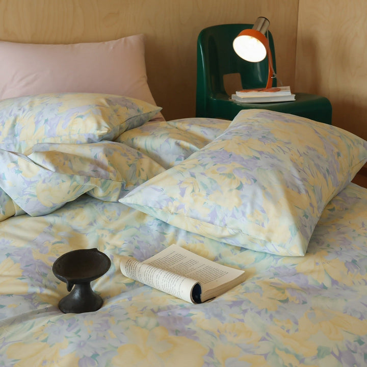 Watercolour Flower Shades Bedding Set - Bedding - Delicors