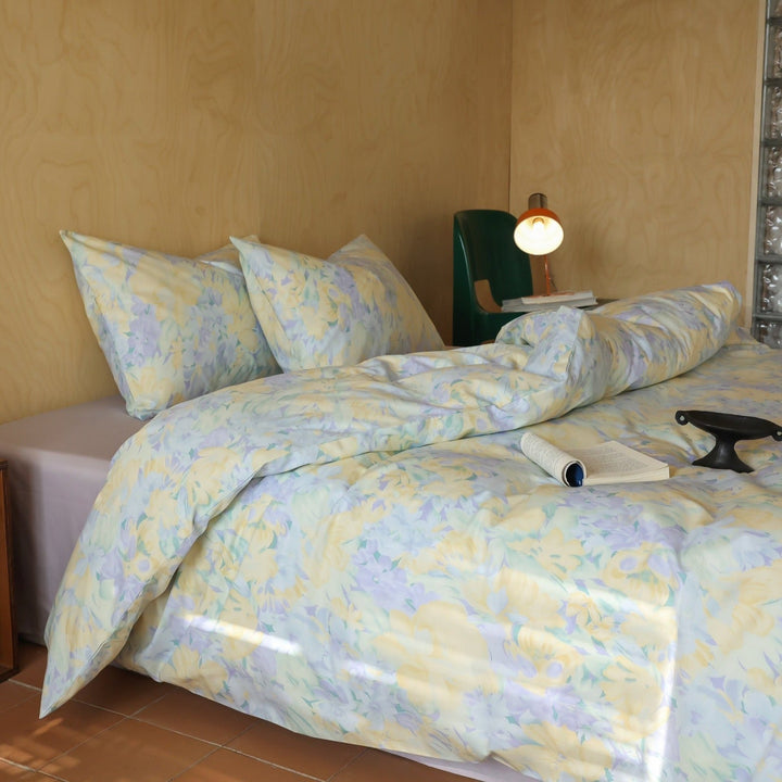 Watercolour Flower Shades Bedding Set - Bedding - Delicors