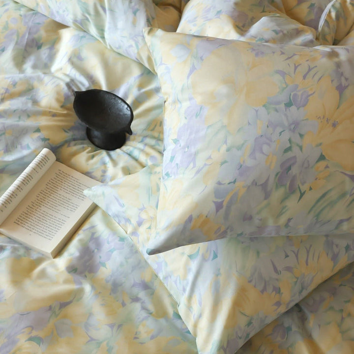 Watercolour Flower Shades Bedding Set - Bedding - Delicors