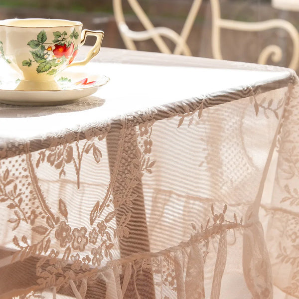 Whimsical Lace Table Cloth Delicors