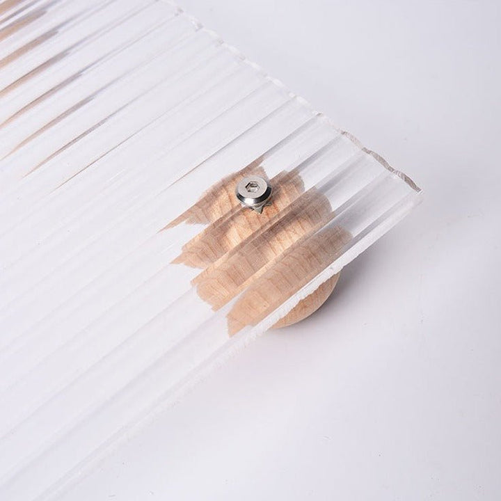 Wind Wooden Feet Acrylic Corrugated Tray - Tray - Delicors
