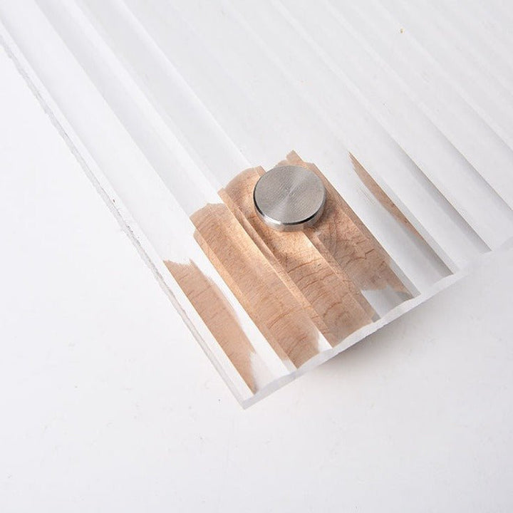 Wind Wooden Feet Acrylic Corrugated Tray - Tray - Delicors